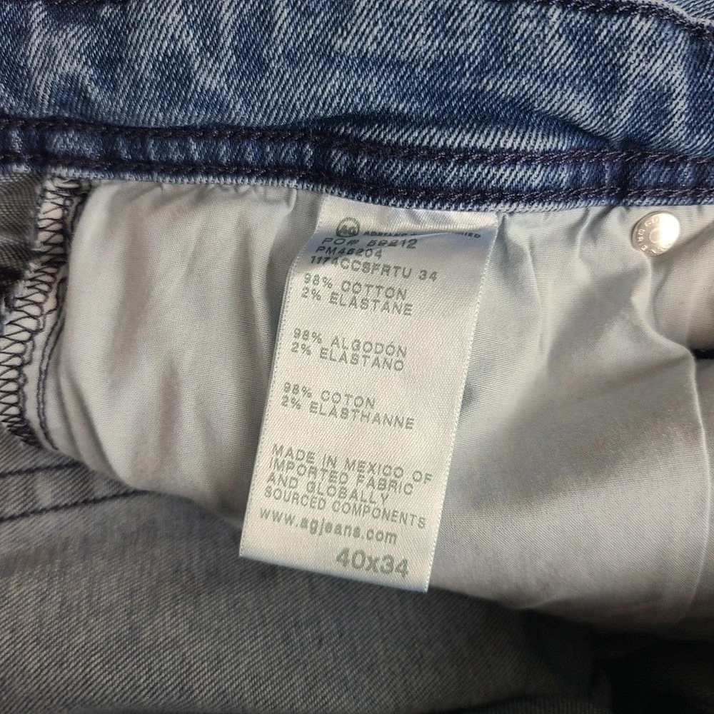 AG Adriano Goldschmied Jeans Mens 40 Graduate Tailored Leg Japanese Fabric Denim